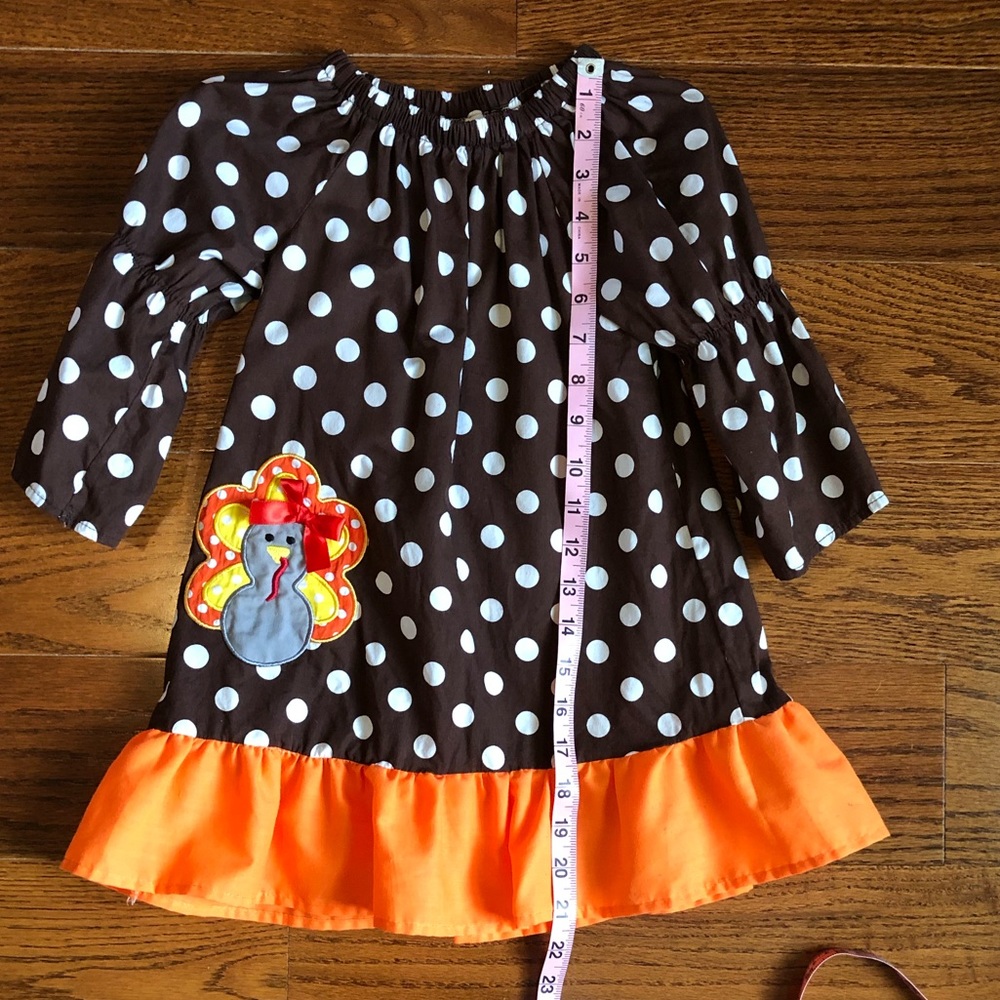🚫SOLD🚫Girls Fall Dress / Thanksgiving Dress - Picture 5 of 5
